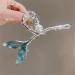 Hair Pins For Women Fish Tail Hair Claw Clip Exquisite Crystal Pearl Hair Clip Hairgrip Barrette For Women's Hair Accessories Jewelry (Color : S 2)