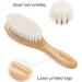 GREENTH PRO Wooden Baby Hair Brush - Natural Beech Wood with Soft Goat Bristles for Toddlers, Infants, Boys, Girls - Perfect Gift Item - Buy Online on GoSupps.com