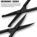 2 Pack Nose Hair Scissors Facial Hair Scissors Set Small Grooming Scissors Stainless Steel Nose Scissors for Men Women Beard Moustache Eyelash Eyebrow Trimmer for Nose Hair Beard Ear Hair - Buy Online on GoSupps.com