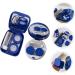 Gatuida Colored Contact Lenses Case - 4-Piece Pearl Holder & Carrier for Eye Contacts - Ideal Storage Box for International Shipping - Buy Online on GoSupps.com