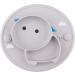 Baby Silicone Plate - Toddler Suction Mini Plate Placemat for Self Feeding - BPA Free - Gray - Buy Online on GoSupps.com