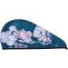 Bright Colorful Iris Flowers Microfiber Hair Towel - Soft Super Absorbent Quick Dry Hair Wrap for Long Curly & Thick Hair - Buy Online on GoSupps.com