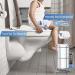 Stainless Steel Mega Roll Toilet Paper Holder with Shelf & Magazine Rack - Chrome Finish - Buy Online on GoSupps.com