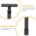 Buy Hemoton Double-sided Razor Set - Vintage Manual Shaver for Professional Beard Care | Safe & Portable Shaving Tool for Men - Buy Online on GoSupps.com