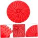 Alipis 2pcs Air Fryer Liner French Fries Frying Mat Silicone Liners Silicone Air Fryer Mat Steamer Round Red 20X20X1CM - Buy Online on GoSupps.com