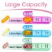 Zoolion Weekly Pill Box 7 Day, 3 Times a Day with Large Compartments - Pink - Buy Online on GoSupps.com