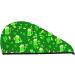 St. Patrick's Day Microfiber Hair Towel Wrap - Super Absorbent Coral Velvet for Long Curly & Thick Hair - Buy Online on GoSupps.com