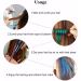 Temporary Hair Chalk Combs for Girls - Washable 6 Colors Kids Chalk, Ideal for Ages 4-10 - Perfect Gift for Birthday, Cosplay, Christmas Parties - Purple - Buy Online on GoSupps.com