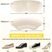 Pale Apricot Heel Grips Liners for Loose Shoes - Prevent Heel Blister & Slip - Buy Online on GoSupps.com