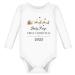 Baby's First Christmas Gifts Boy Girl - My 1st Babies Xmas Outfit - Personalised Baby Grows Newborn Vest Clothing Babys Gift Ideas For Boys and Girls 0-3 Months LONG SLEEVE