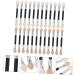 OHPHCALL 48 Pcs Latex Eye Shadow Stick Women Eye Shadow Brush Women Makeup Brush Eyeshadow Sponge 7.5x1x0.5cmx2pcs Beige Khaki X2pcs - Buy Online on GoSupps.com