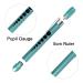 Almocn 2-Pack Pen Lamp for Nurses - Reusable White Light with Pupil Teaching Ruler - Stylish Blue-Green & Rose Gold - Buy Online on GoSupps.com
