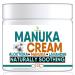 Manuka Honey Cream for Face and Body-Premium Manuka Honey Lotion Aloe Vera Lavender-Soothing Eczema Gentle Non-Greasy All Skin Types-4 OZ.