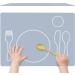 Montessori Toddler Silicone Placemat - Non-Slip & Easy-to-Clean Dining Mat for Kids - Eco-Friendly Grey - Buy Online on GoSupps.com