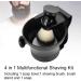 Dekaim 4-in-1 Shaving Brush Set - Complete Men's Shaving Kit with Stand & Soap Dish for a Luxurious Grooming Experience - Buy Online on GoSupps.com