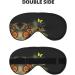 Buy Beautiful Butterfly Print Unisex Sleep Eye Mask | Soft Comfort Eye Shade for Travel Yoga & Shift Work - Buy Online on GoSupps.com