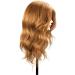 Buy Mcwdoit Hairdressing Gold Training Head - 70% Real Hair for Professional Styling & Practice | International Shipping Available - Buy Online on GoSupps.com