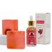 Yoni Soap Bars Vaginal Wash & Natural Yoni Oil Set Of 3 Ph Balance Eliminates Odor for Women Feminine Wash Vaginial Deodorants Organic Handmade Vagina Soap with Bubble Net Rose Essential Oil 30ml