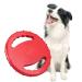Skrtuan dog frisbee medium and large dogs interactive toy swimming in the open sounding dog toys dog frisbee dog toys squeaky red