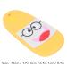 Soft Silicone Baby Teether Slipper with Textured Patterns - Yellow - Buy Online on GoSupps.com