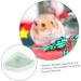 HANABASS Small Pet Ceramic Toilet Pet Toilet Trainer Small Animal Potty Trainer Gerbil Bedding Tray Ceramics 24x18.5cm Light Green - Buy Online on GoSupps.com