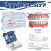 VRYNDH Cosmetic dental facets 2 pairs teeth whitening temporary dental prosthesis safe and comfortable instant smile with heatadhesive beads for temporary repair of dental problems - Buy Online on GoSupps.com