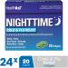 HealthA2Z Nighttime | Cold & Flu Medicine | Powerful Multi-Symptom Nighttime Relief | 20 Softgel (Pack of 24) | Value Pack - Buy Online on GoSupps.com