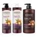 Kerasys Argan Oil Real Nature for Extremely Damaged Hair 33.8 fl oz / 1L (Shampoo + Conditioner + Treatment Set)