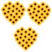 Alipis 60 Pcs Sunflower Plastic Artificial Flowers Christmas As Shownx3pcs mediumx3pcs