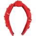 Rhinestone Headband for Valentine's Day with Elegant Heart Decorations Perfect for Daily Wear (Red) - Buy Online on GoSupps.com