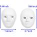 30 Pack Paper Mache Masks - Ideal for Crafting, Theater, Halloween & Masquerade Parties - Buy Online on GoSupps.com