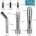Shower Anal Shower Kit - 3 Shower Heads 59 Inch Hose & Enema Syringe Set for Men & Women - Silver - Buy Online on GoSupps.com