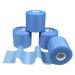 Qigui 4 Rollen Athletic Tape Foam Underwrap Bandage Foam Pre-Wrap Sports Tape for ankle wrist hands and elbow knees 7cm x 27m skin injuries and adhesive residues (blue)