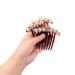Honbay 2PCS Pearl Crystal Rhinestone Hair Side Combs - Floral Twist Hairpin Accessories for Women - Buy Online on GoSupps.com