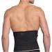 Lordosis Support Waist Trainer for Men - X-Large Compression Lower Back Support Belt - Slimming Black Design - Buy Online on GoSupps.com