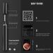 Puikos Ear Wax Removal 1296P FHD Otoscope with 6 LED Light & 4 Ear Spoons - Wireless Earwax Cleaner for iPhone, iPad, Android - Black - Buy Online on GoSupps.com