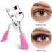 Lash Curler No Pinching or Pulling Long Lasting Eyelash Curler Fit All Eye Shapes Professional Makeup Tool for Eyelashes with 10 Pieces Silicone Refill Pads (Pink) - Buy Online on GoSupps.com