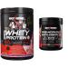 Whey Protein Powder + Creatine Monohydrate 4 lbs & Six Star Preworkout Explosion Pre Workout Powder for Men & Women with Creatine Monohydrate & Beta Alanine for Energy (30 Servings)