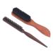 2 Piece Beard Brush Cleaning Brush Set Includes 1pc Boar Bristle Hair Brush and 1pc Teasing Brush for Men