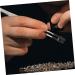 Minkissy 6 STK Stainless Steel Stamp Clip Brow Tool & Tweezers for Handicrafts - Jewelry Production Aid (15.20x1.00cm Set of 3) - Buy Online on GoSupps.com