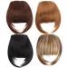 Faringoto Bangs Hair Clip in Bangs Clip In Hair Bangs Hairpiece Clip In Hair Extension Human Hair Bangs For Women Black+thin vine - Buy Online on GoSupps.com