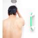 Safety+Beauty 16.5'' Suction Bath Grab Bar - Bathroom Shower Handle (White/Green) | Pack of 1 - Buy Online on GoSupps.com