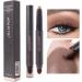 Metallic Eyeshadow Stick | Neutral and Brown Metallic Eyeshadow Stick - Longwear Smudge-Proof Eyeshadow Cream Eye Shadow Pencil Crayon Brightener Makeup Generic 01# Gray Brown - Buy Online on GoSupps.com