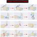 Yeory Tape Alleray 5pcs Cohesive Self-Adhesive Bandages - Waterproof Finger Patches & Wound Dressing - 4.5m x 5cm - Black | International Shipping - Buy Online on GoSupps.com