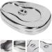 Stainless Steel Bed Pans with Lid Portable Toilets Bedpan Metal Potty Urinal for Bedridden Patients Elderly Men and Women - Buy Online on GoSupps.com