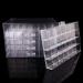 CUTICATE Transparent Plastic Storage Organizer - 120 Slots for Beads, Rings, Jewelry, Art & Crafts - Buy Online on GoSupps.com