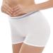 CARER BEAUTY Maternity Knickers 5 Pcs Postpartum Pants High Waist Underwear Pregnancy Seamless Soft Breathable for Maternity/C-Section Recovery/Incontinence S-M White