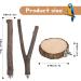 Bird Perches Stand Toy 9 PCS - Natural Wood Bird Cage Branches for Parakeets, Cockatiels, Conures, Macaws - Platform Accessories for Finches, Love Birds - Buy Online on GoSupps.com