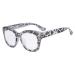 Eyekepper Oversized Glasses - Retro Eyeglasses for Women - Grey/Tortoise Frame Grey/Tortoise 0.0 x