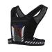 POFET Running Vest Cell Phone Holder Vest with Cup Holder Night Running Reflective Vest for Men and Women